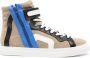 Pierre Hardy 112 panelled suede sneakers Neutrals - Thumbnail 1