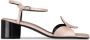 Pierre Hardy 55mm circle-motif leather sandals Pink - Thumbnail 1