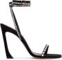 Pīferi Fade 100mm crystal-embellished sandals Black - Thumbnail 1