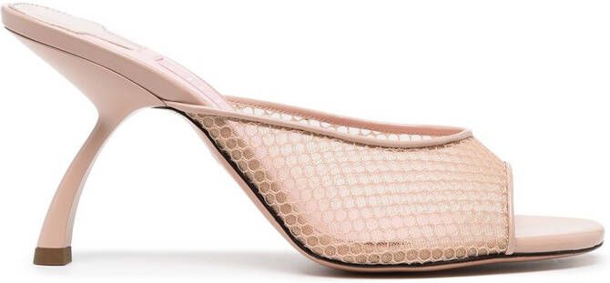 Pīferi Tiana mesh mules Pink