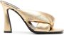 PINKO 110mm sculpted-heel sandals Gold - Thumbnail 1