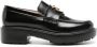 PINKO Love Birds leather loafers Black - Thumbnail 1