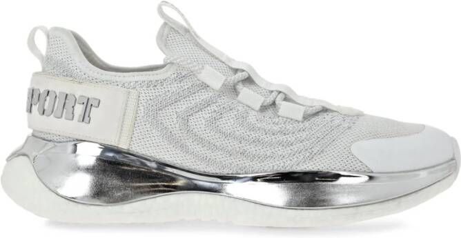 Plein Sport Gen X.02 metallic sneakers White