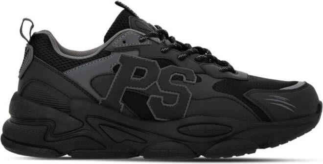 Plein Sport Lo-Top logo-patch sneakers Black