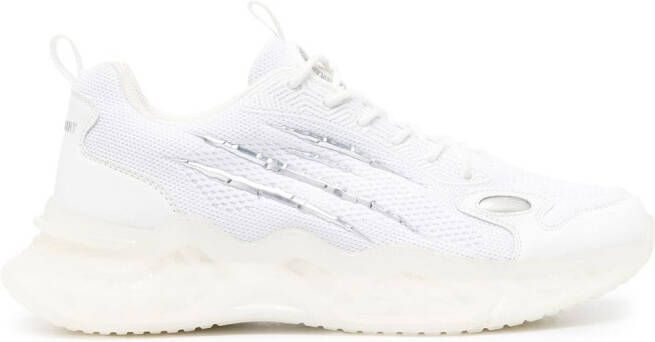 Plein Sport Runner panelled lace-up sneakers White