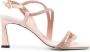Pollini Bling 75mm leather sandals Pink - Thumbnail 1