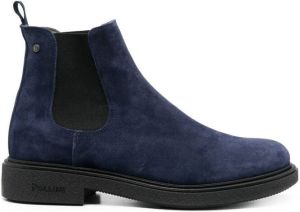 Pollini suede ankle boots Blue