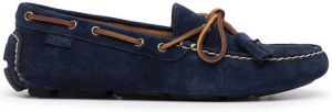 Polo Ralph Lauren Anders tasselled suede moccasins Blue
