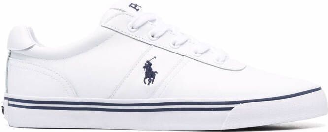 Polo Ralph Lauren stripe-detail low top sneakers White