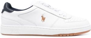 Polo Ralph Lauren Court logo-embroidered sneakers White