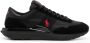 Polo Ralph Lauren embroidered-logo low-top sneakers Black - Thumbnail 1