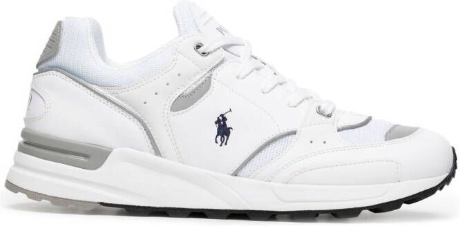 Polo Ralph Lauren embroidered-pony detail sneakers White