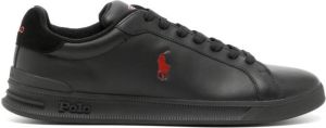 Polo Ralph Lauren embroidered-pony low-top sneakers Black