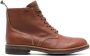 Polo Ralph Lauren grained-texture leather ankle boots Brown - Thumbnail 1