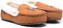 Polo Ralph Lauren Kids logo-embroidered slippers Brown - Thumbnail 1