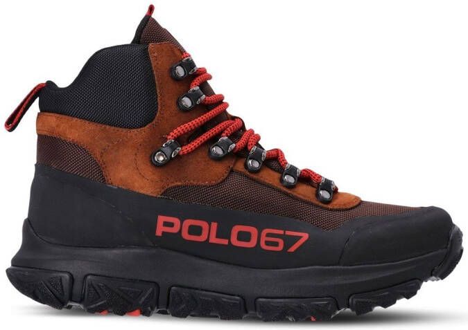 Polo Ralph Lauren corduroy low-top jogging sneakers Red