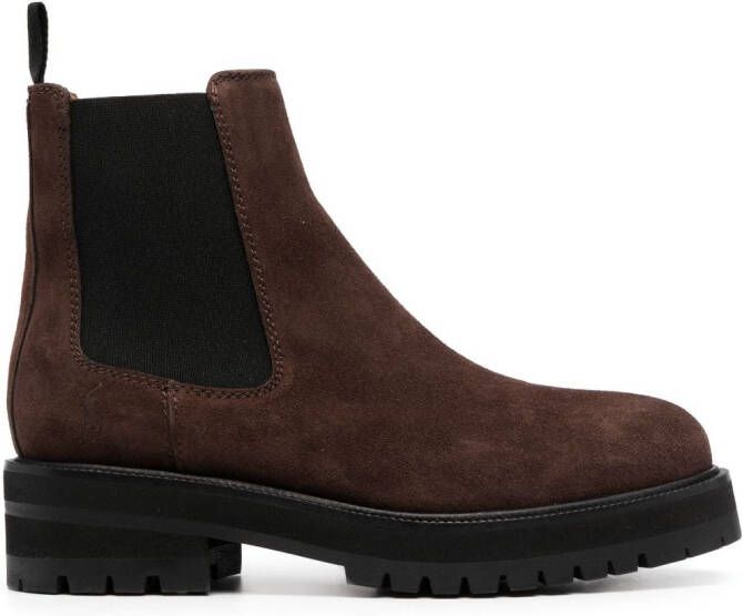 Polo Ralph Lauren leather Chelsea boots Brown