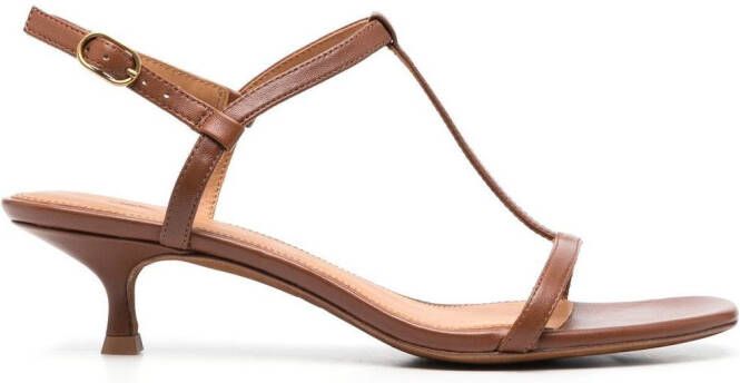 Polo Ralph Lauren leather low-heel sandals Brown