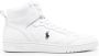 Polo Ralph Lauren logo-embroidered high-top sneakers White - Thumbnail 1