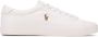 Polo Ralph Lauren low top contrast logo sneakers White - Thumbnail 1