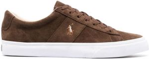 Polo Ralph Lauren low-top lace-up sneakers Brown