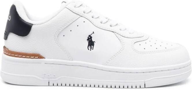 Polo Ralph Lauren Masters leather sneakers White