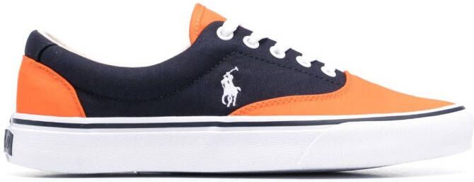 Polo Ralph Lauren embroidered-logo low-top sneakers Blue