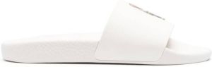 Polo Ralph Lauren embroidered-design slip-on loafers Blue