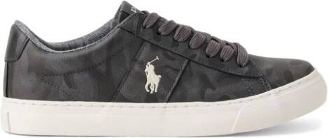 Polo Ralph Lauren Heritage Court II EZ leather sneakers Black