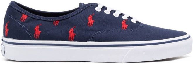Polo Ralph Lauren Polo Pony-embroidered sneakers Blue