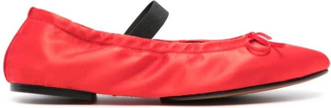 Polo Ralph Lauren tassel-detail leather ballerina shoes Neutrals