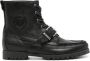 Polo Ralph Lauren Ranger leather boots Black - Thumbnail 1