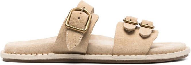 Polo Ralph Lauren leather penny slot loafers Neutrals