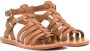 Pom D'api buckled calf-leather sandals Brown - Thumbnail 1