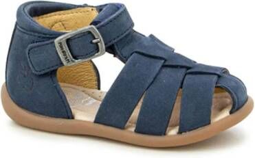 Pom D'api caged leather sandals Blue