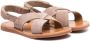 Pom D'api crossover strap detail sandals Neutrals - Thumbnail 1