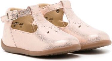 Pom D'api metallic-finish leather sandals Pink