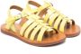 Pom D'api patent leather open-toe sandals Yellow - Thumbnail 1