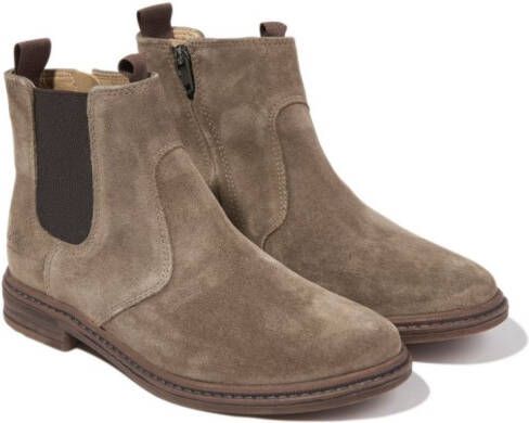 Pom D'api round-toe suede boots Neutrals