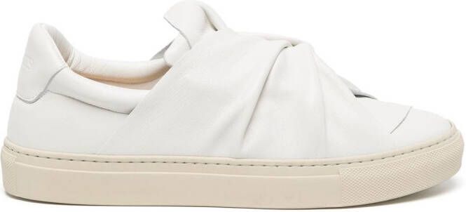 Ports 1961 knotted leather sneakers White