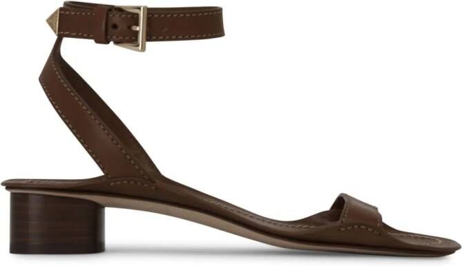 Prada 35mm buckled leather sandals Brown