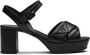 Prada 65mm quilted leather sandals Black - Thumbnail 1