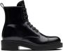 Prada block heel combat boots Black - Thumbnail 1