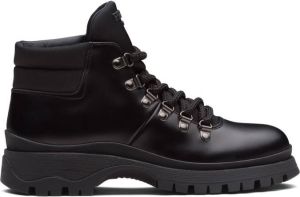 Prada Brixxen lace-up boots Black