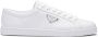 Prada Brushed leather low-top sneakers White - Thumbnail 1