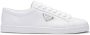 Prada brushed leather low-top sneakers White - Thumbnail 1