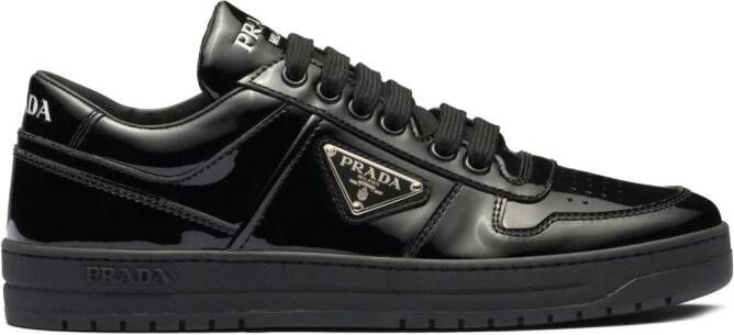 Prada Downtown leather sneakers Black