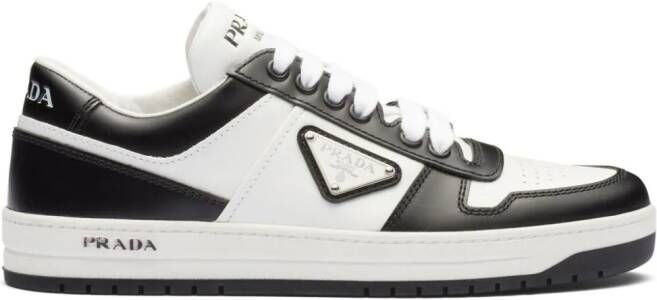 Prada Downtown leather sneakers White