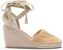 Prada espadrille wedge sandals Neutrals - Thumbnail 1