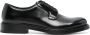 Prada logo-debossed leather oxford shoes Black - Thumbnail 1